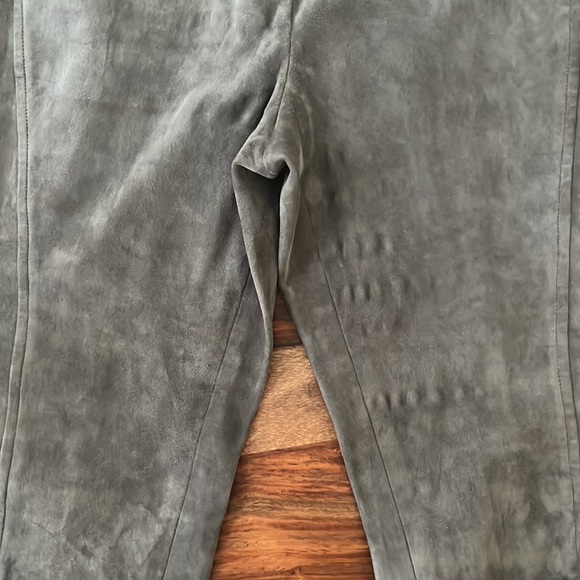 Ralph Lauren 100% Lamb Suede Skinny Pants Size Small - Picture 9 of 9